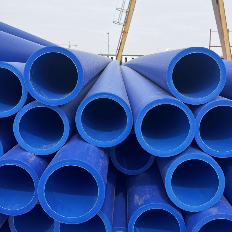 Pure blue water pressure PE pipe