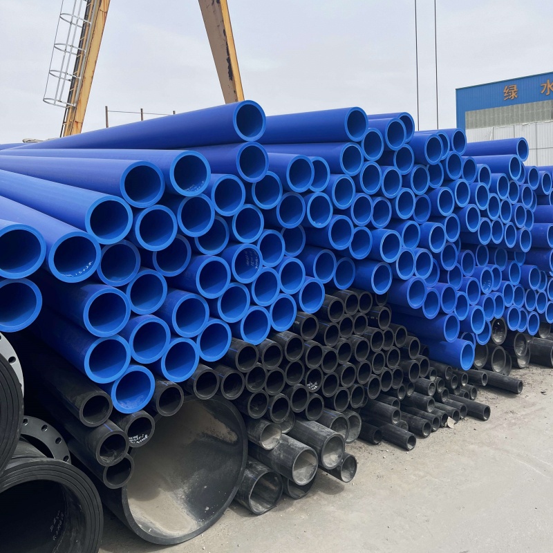Pure blue water pressure PE pipe