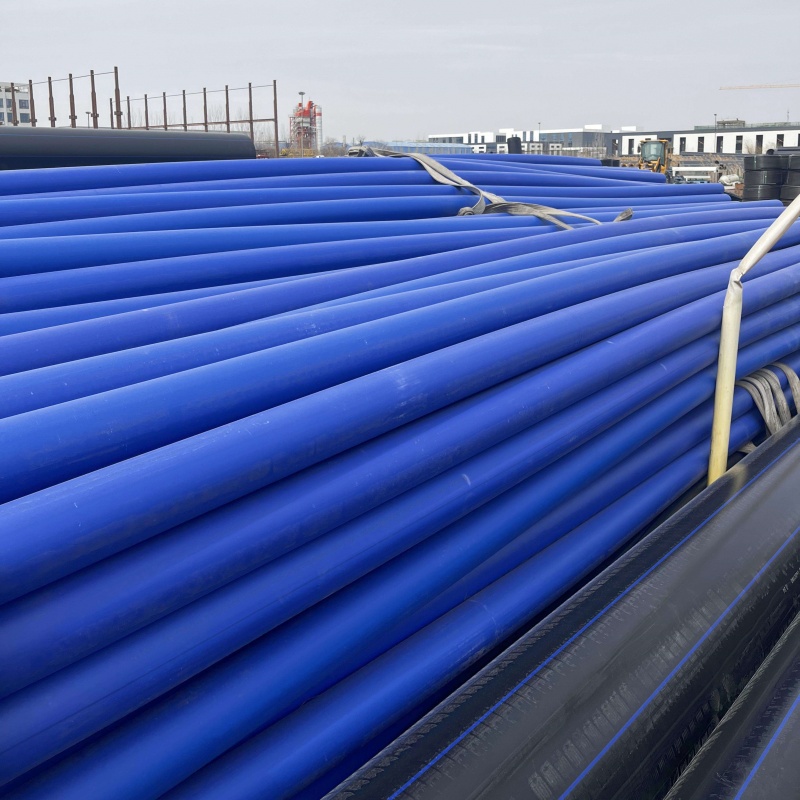 Pure blue water pressure PE pipe