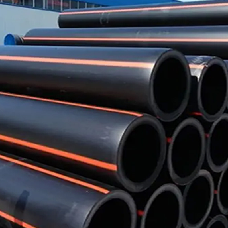 PE Pipe with red marking line for mining