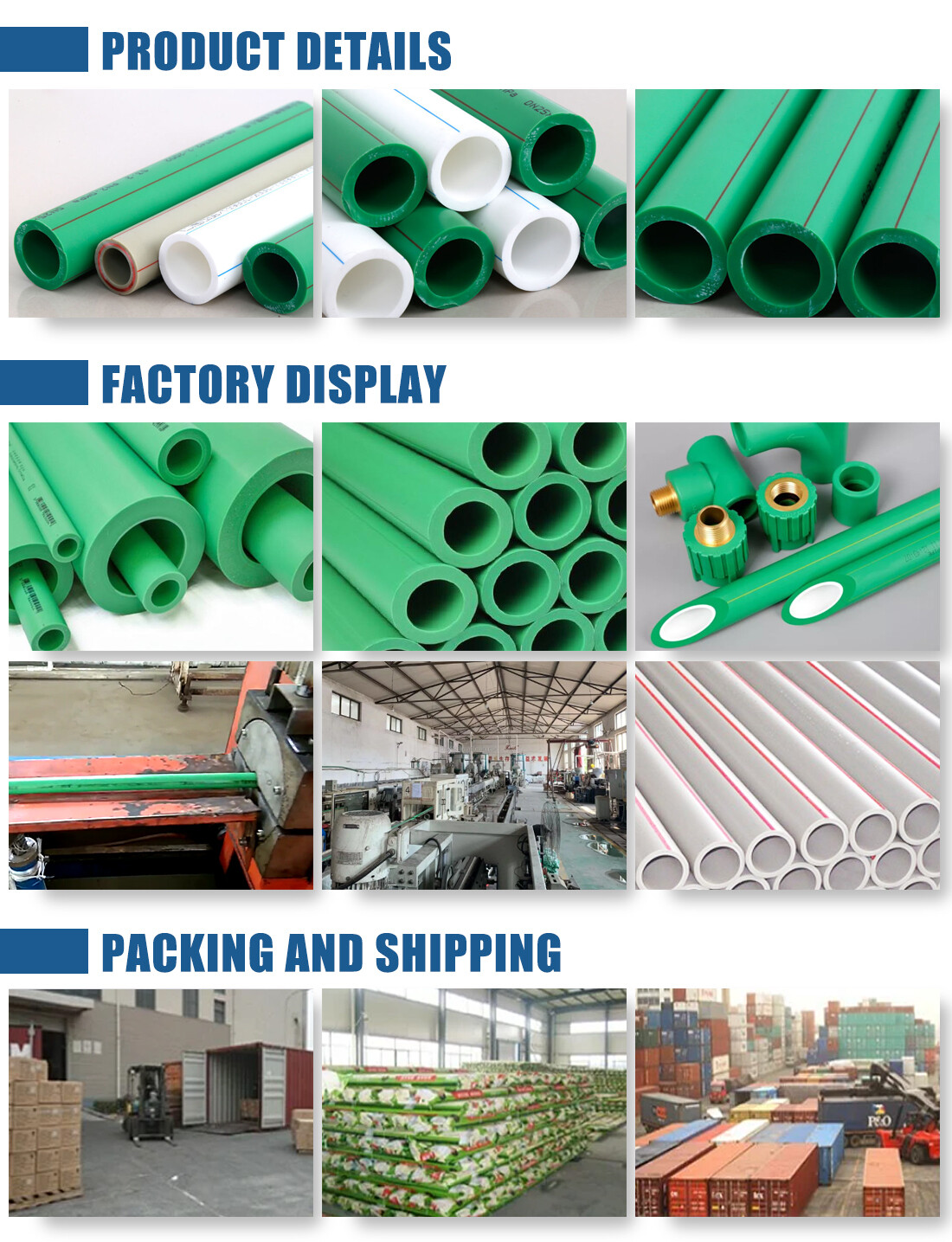 PPR Pipe for building materials