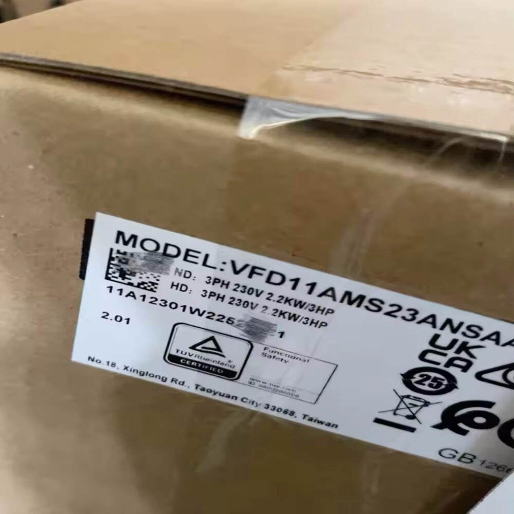 VFD11AMS23ANSAA 2.2KW three-phase 220V Delta Frequency Converter Brand New and Genuine inverter test OK Fast Shipping