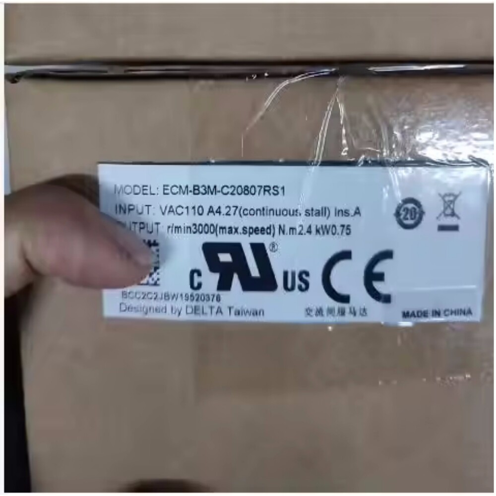 ECM-B3M-C20807RS1/750W Motors Delta Brand New and Genuine inverter test OK Fast Shipping