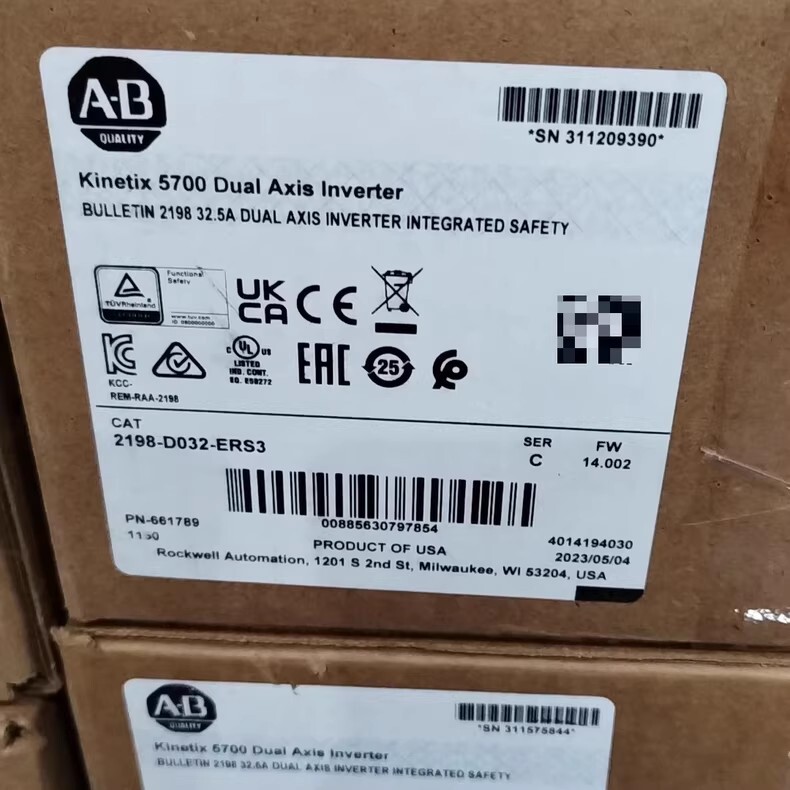 Allen-Bradley servo drive 2198-D032-ERS3 Brand New and Genuine inverter test OK Fast Shipping