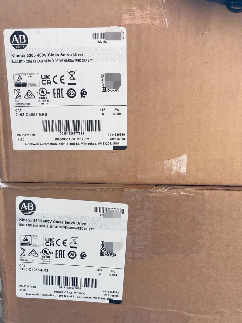 Allen-Bradley servo drive 2198-C4055-ERS Brand New and Genuine inverter test OK Fast Shipping