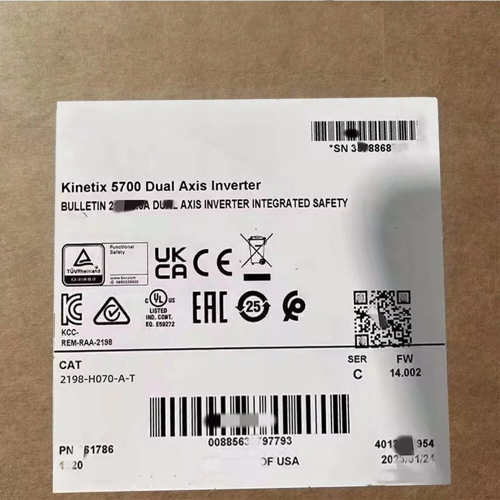 Allen-Bradley 2198-H070-A-T Brand New and Genuine inverter test OK Fast Shipping