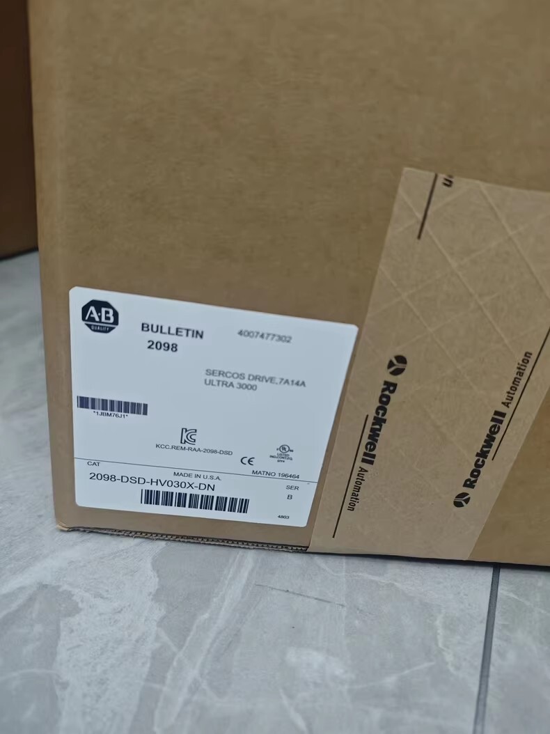 Allen-Bradley Servo Drive 2098-DSD-HV030X-DN Brand New and Genuine inverter test OK Fast Shipping