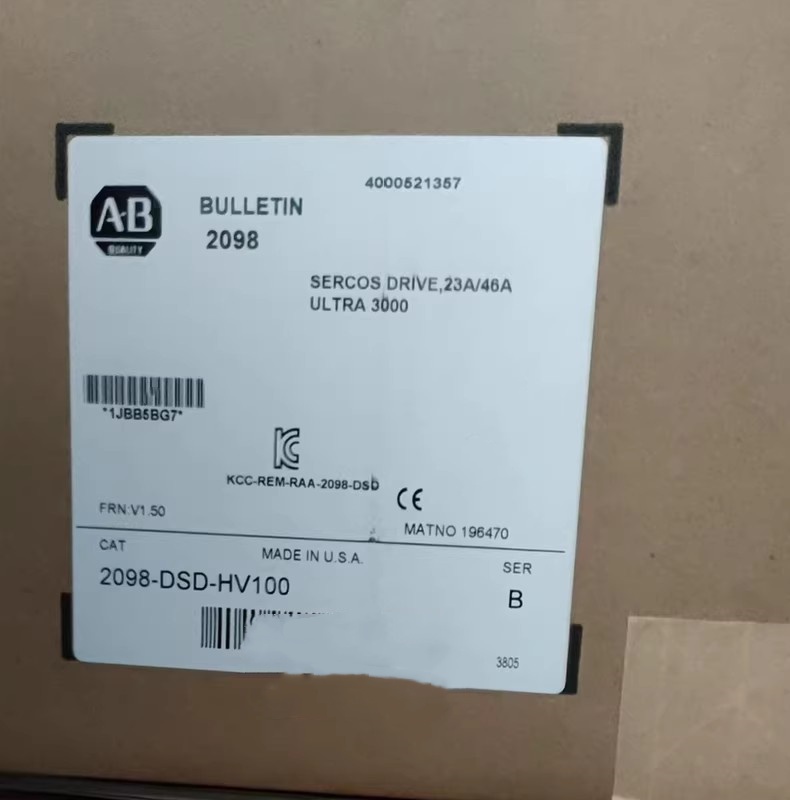 Allen-Bradley Servo Drive 2098-DSD-HV100 Brand New and Genuine inverter test OK Fast Shipping