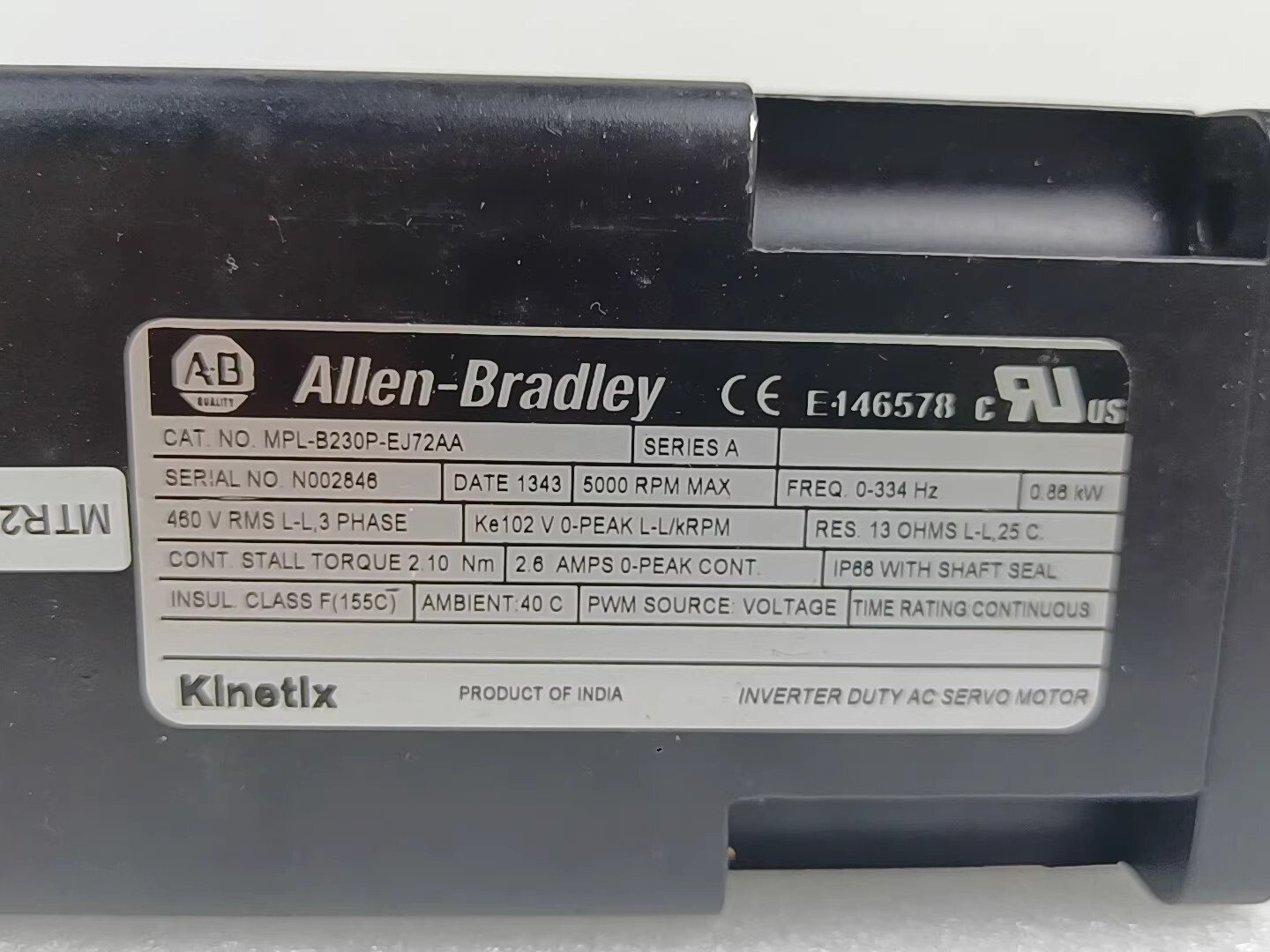 MPL-B230P-EJ72AA Allen-Bradley SFrequency Converter Brand New and Genuine inverter test OK Fast Shipping