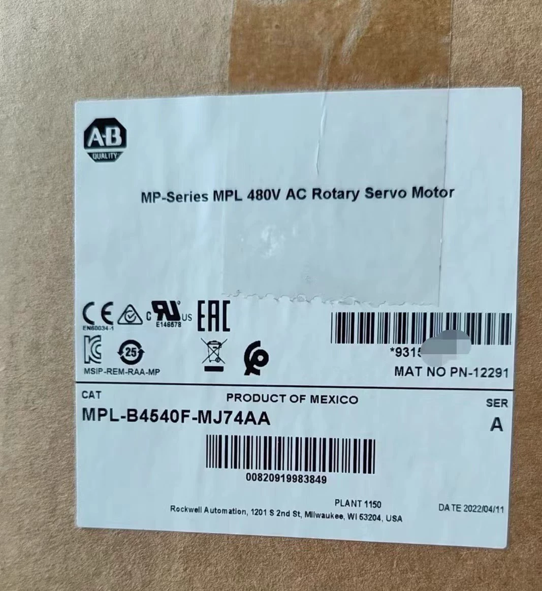 MPL-B4540F-MJ74AA Allen-Bradley SFrequency Converter Brand New and Genuine inverter test OK Fast Shipping