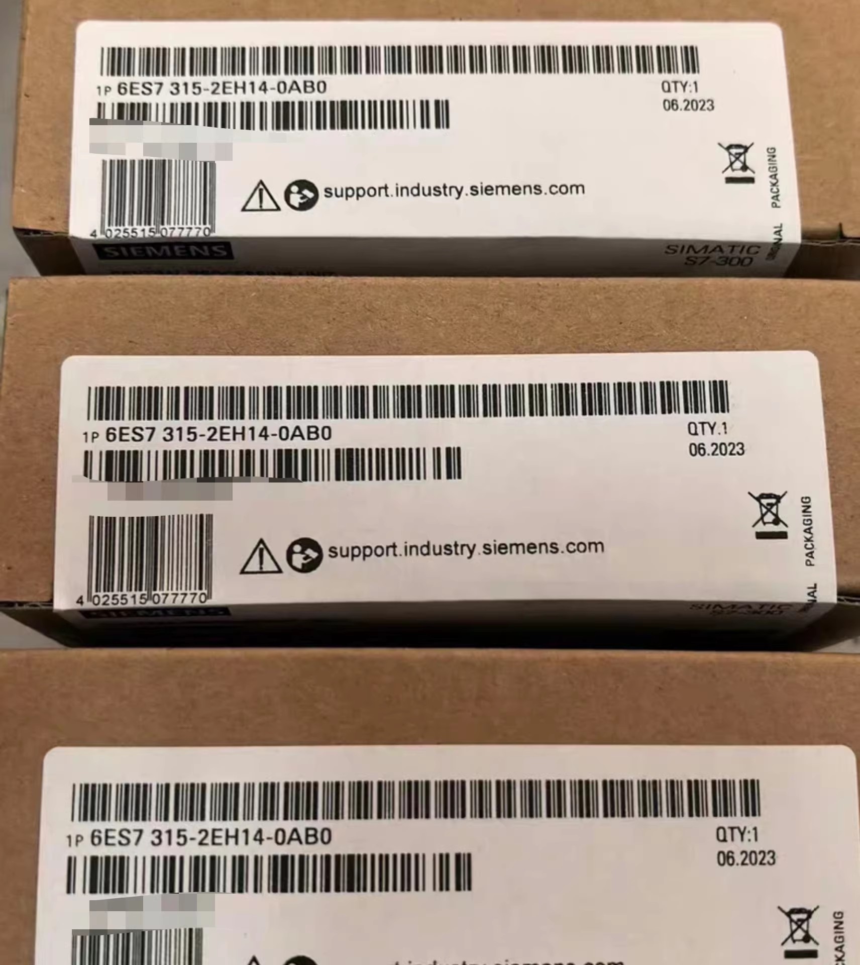 Siemens servo drive 6ES7315-2EH14-0AB0 Brand New and Genuine inverter test OK Fast Shipping