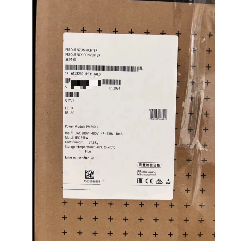 Siemens servo drive 6SL3210-1PE31-1AL0 Brand New and Genuine inverter test OK Fast Shipping