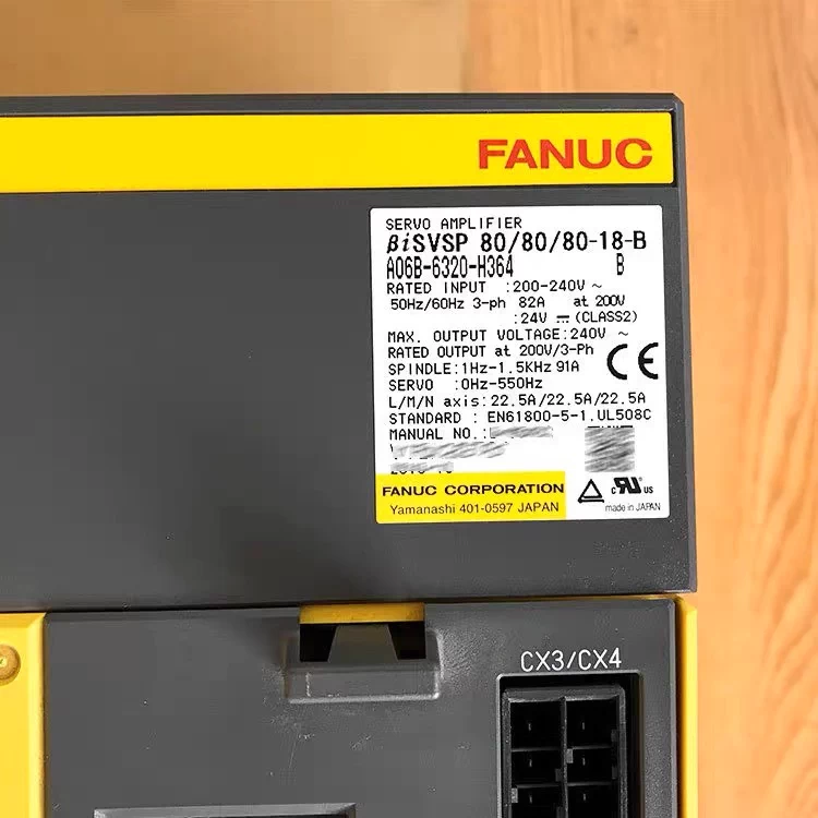 A06B-6320-H364 Genuine FANUC Servo Motor Brand New and Genuine inverter test OK Fast Shipping