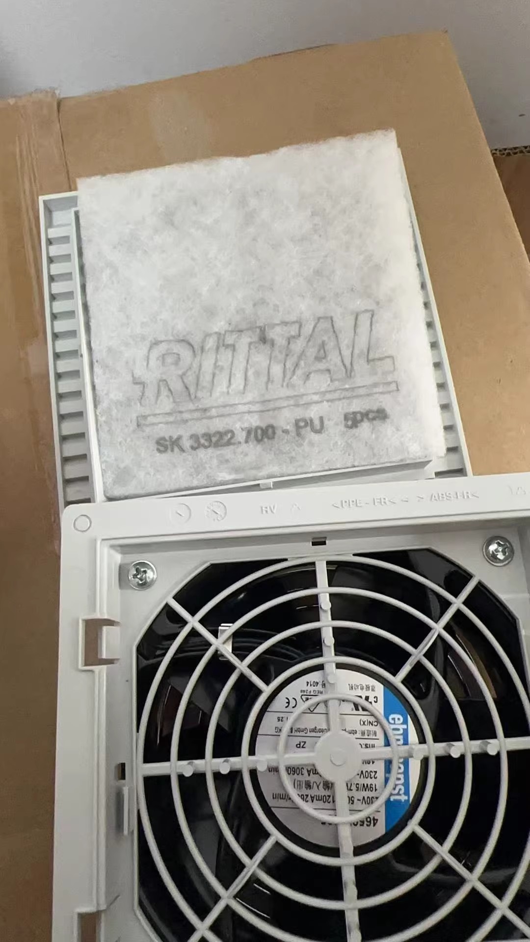 SK 3323.115 with filter Cooling fan Fan for Variable Frequency DrivesHeat Dissipation Fan Brand New and Genuine inverter test OK Fast Shipping