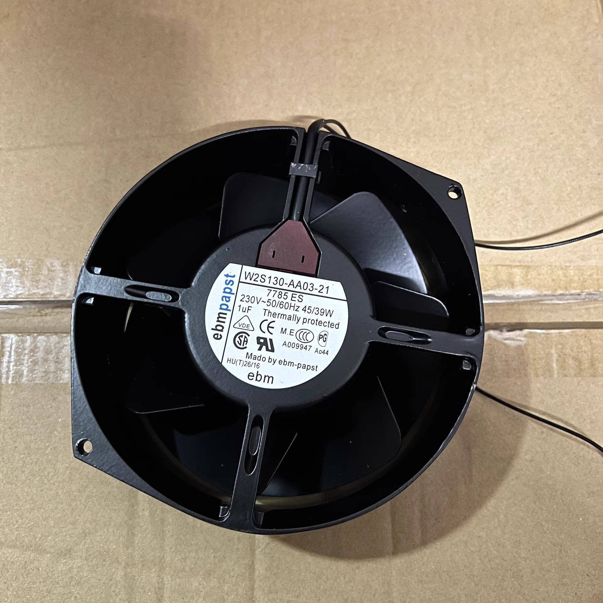 W2S130-AA03-21 230V 45W/39W EBMPAPST High-Temperature Resistant Fan  Cooling fan Fan Brand New and Genuine inverter test OK Fast Shipping