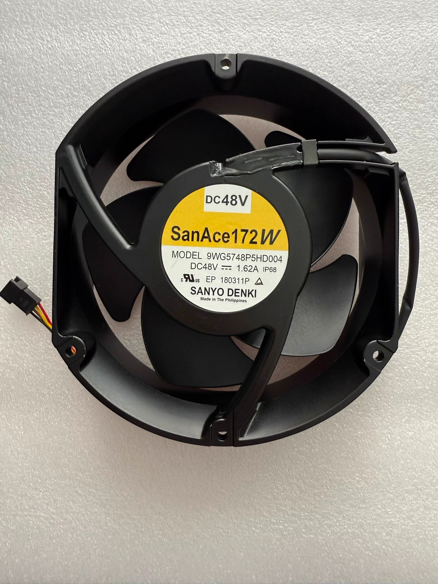 9WG5748P5HD004 IP68 Waterproof 48V 1.62A SANYO Fan Cooling fan Fan Brand New and Genuine inverter test OK Fast Shipping