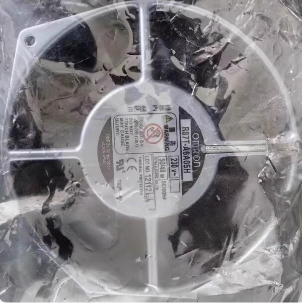 R87T-A6A05H 220VAC  172x150x38mm High-Temperature Resistant AC Fan Black/Silver Cooling fan Fan Brand New and Genuine inverter test OK Fast Shipping