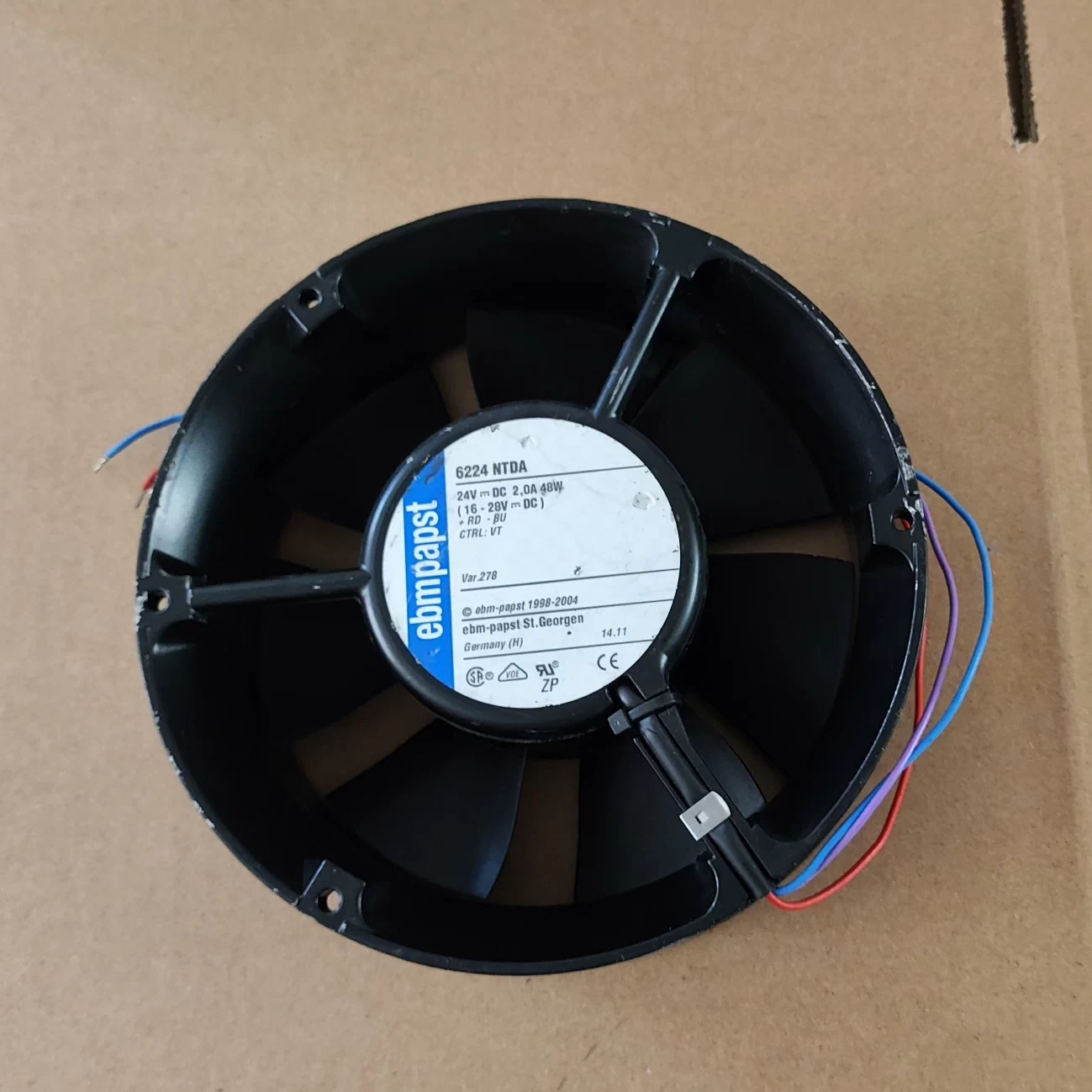 6224NTDA Cooling fan Fan Brand New and Genuine inverter test OK Fast Shipping
