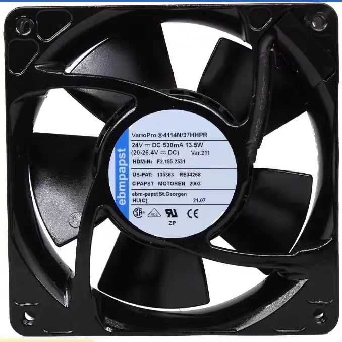 4114N/37HHPR  24V 13.5W 120*120*38MM Cooling fan Fan Brand New and Genuine inverter test OK Fast Shipping