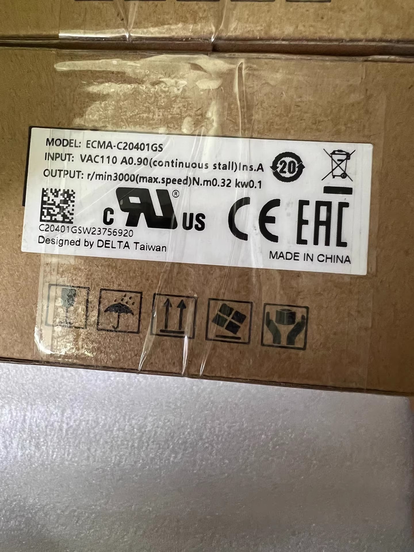 ECMA-C20401GS delta frequency inverter Servo Drive Brand New and Genuine inverter test OK Fast Shipping