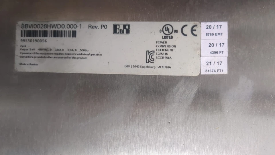 8BVI0028HWD0.000 - 1 Servo drive B&R Brand New and Genuine inverter test OK Fast Shipping