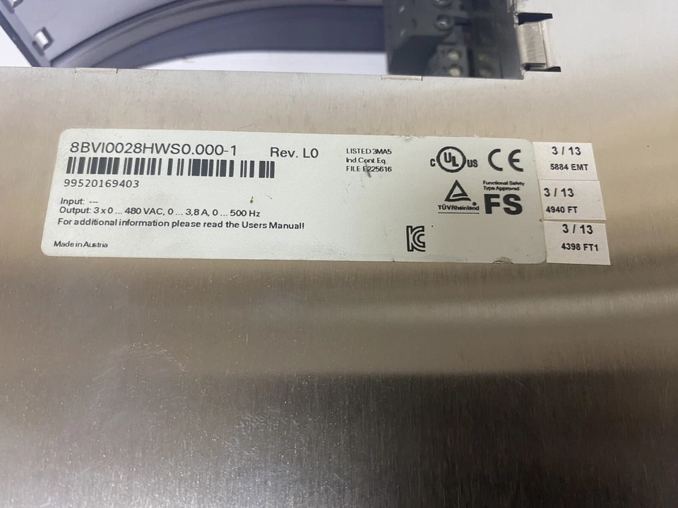 8BVI0028HWS0.000 - 1 Servo drive B&R Brand New and Genuine inverter test OK Fast Shipping
