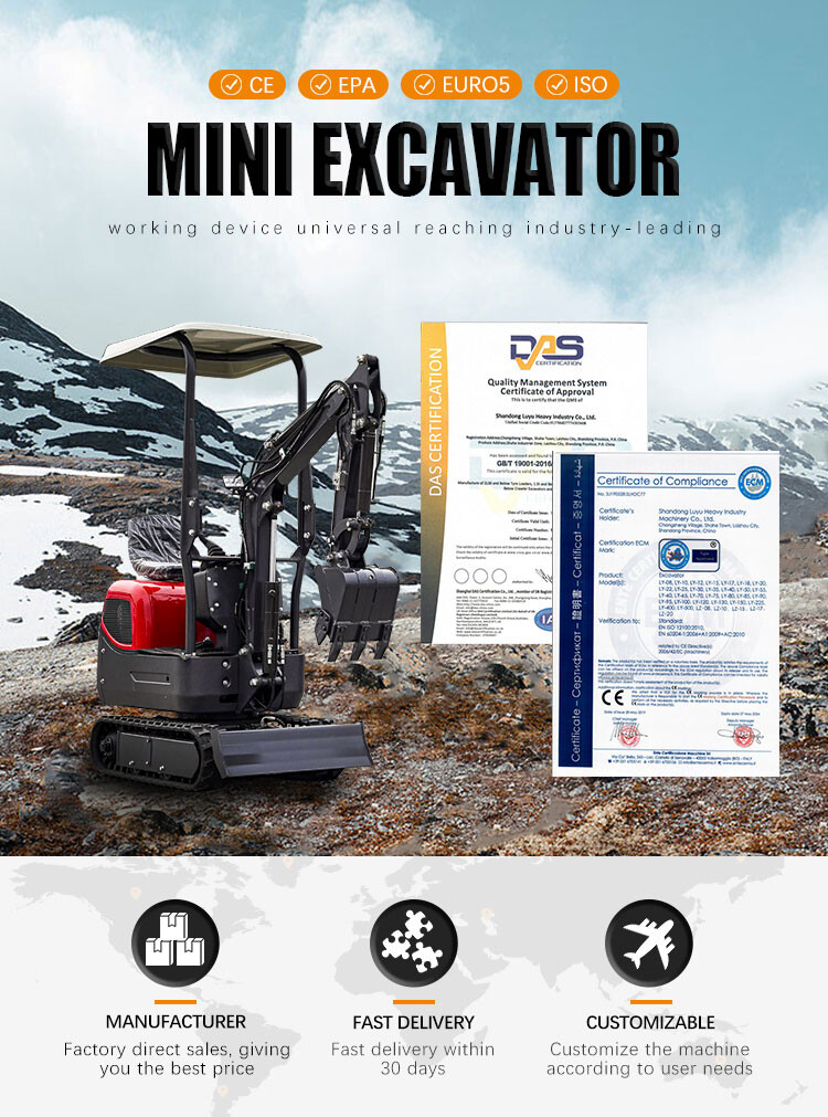 LUYU 1 Ton LY10pro Baggermaschine zu verkaufen