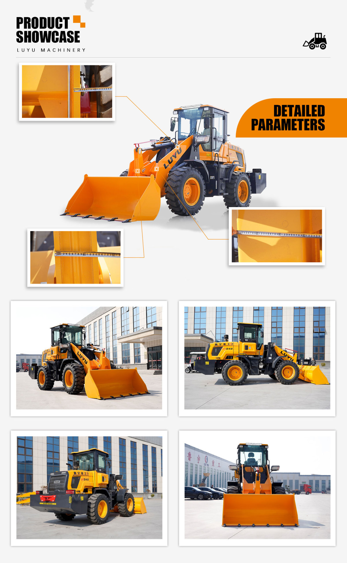LY949 Kompakter Radlader