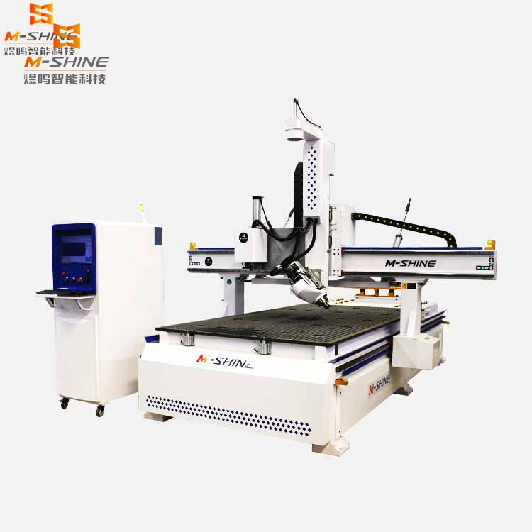 M-shine 1325 4Axis Swing Head + CCD Oscillating Knife All-in-One Machine | One-step Profiling Cutting