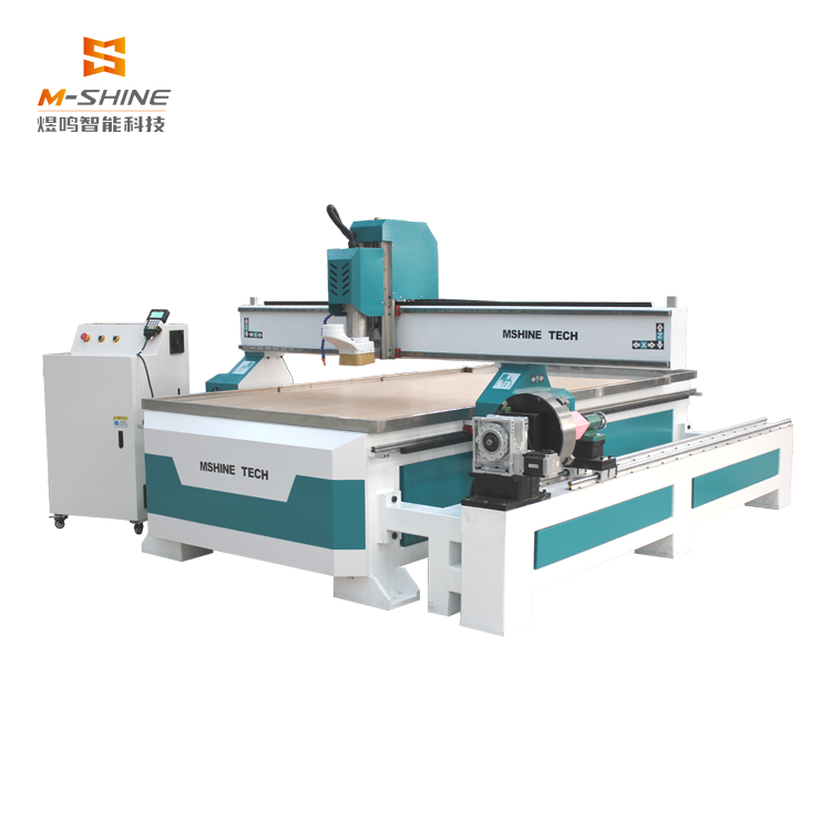 The Most Popular 4 Axis Rotary 1325 4th Axis CNC Router in China