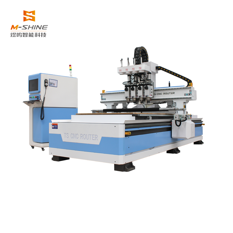 4-Process Cutting Machine for Efficient Material Handling
