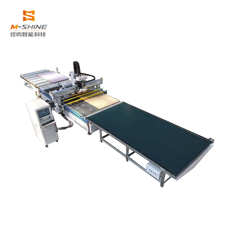 2140 furniture production lines, equipped with drilling, automatic labeling, and one click loading and unloading functions