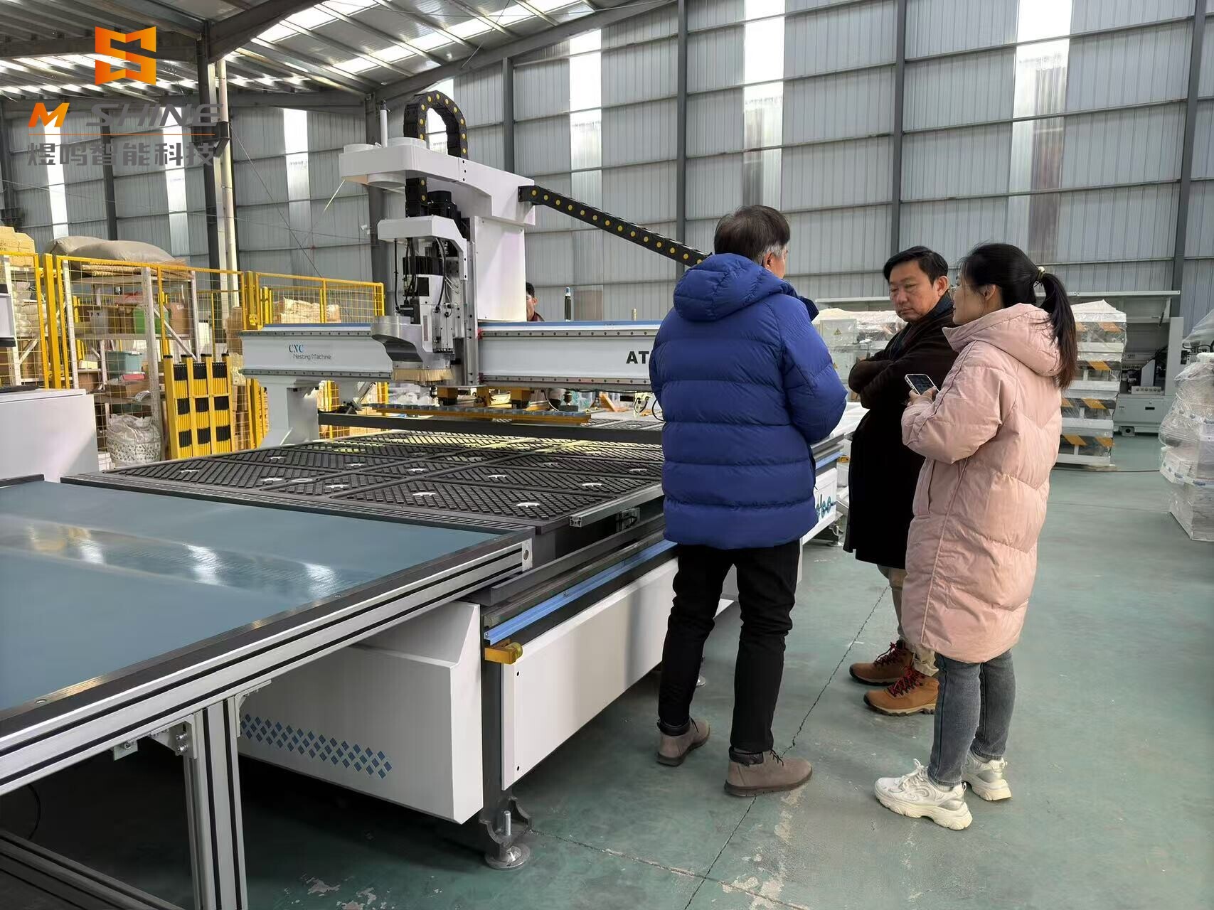 Thailand client conducted on-site inspection and ultimately finalized 1330 Atc wood CNC router machines orders