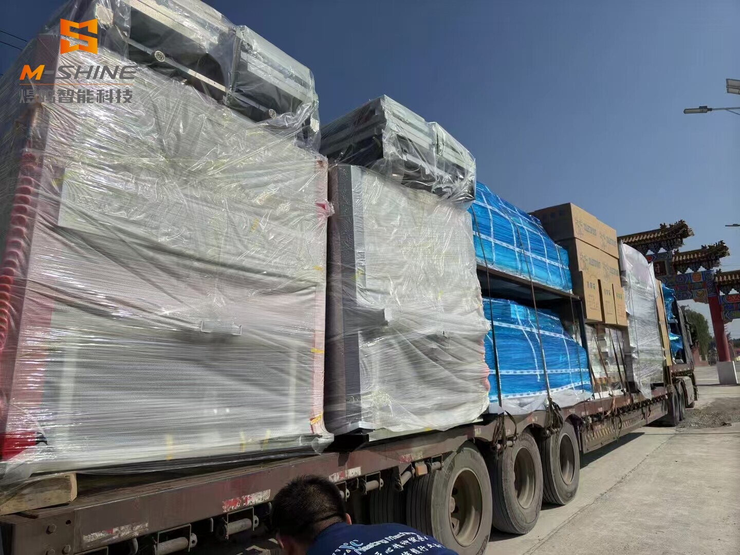 Multiple wood cnc router atc machines were sent to Pakistan