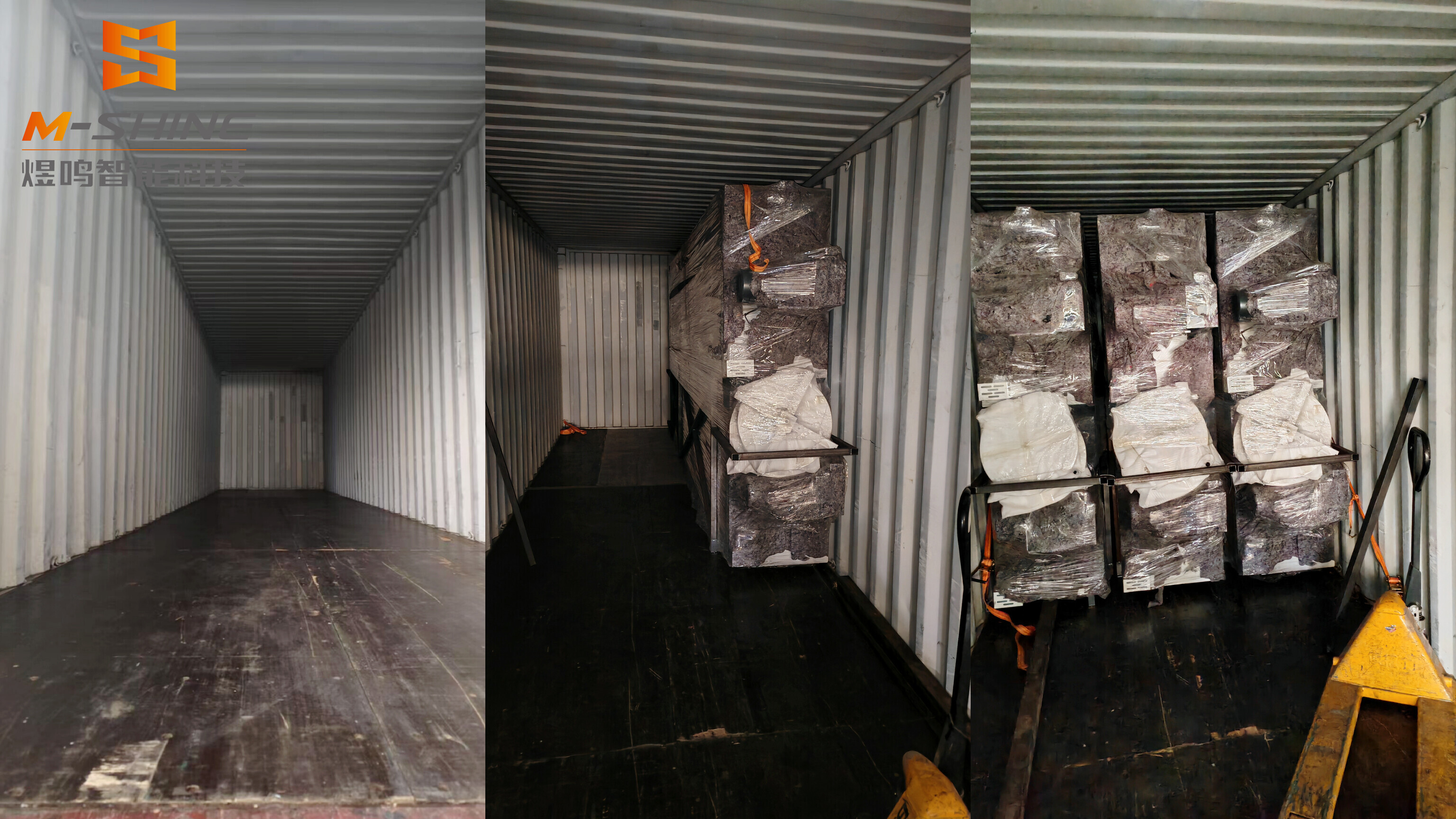 Multiple woodworking equipment shipped to Malaysia