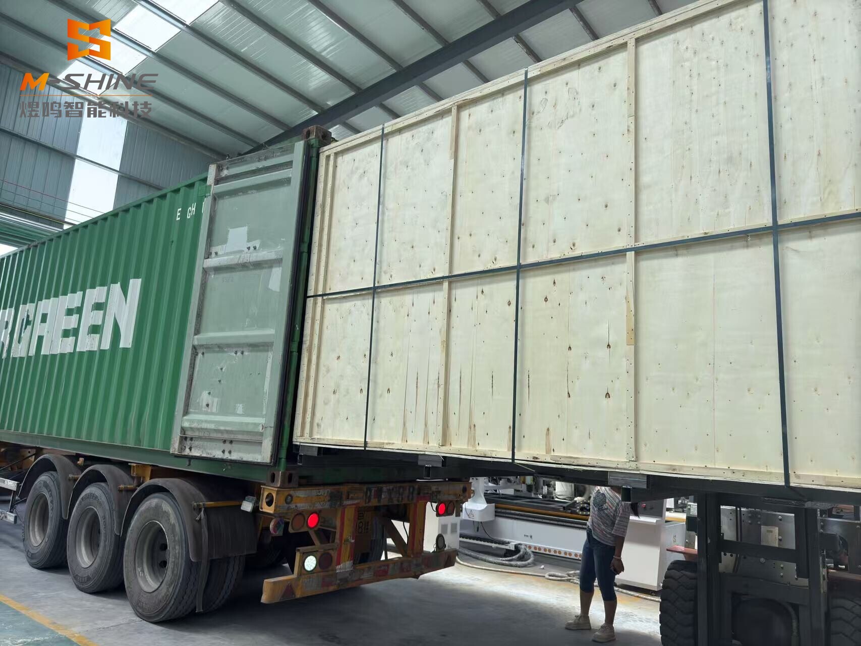 1540 model atc cnc router crosses the Pacific with excellent quality and sets sail for the USA