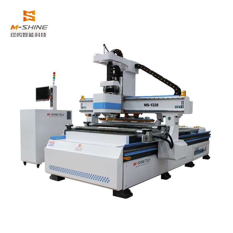 Automatic Tool Changer 1328 3 Axis Wood Cutting Cnc Router Machine JINAN M-SHINE