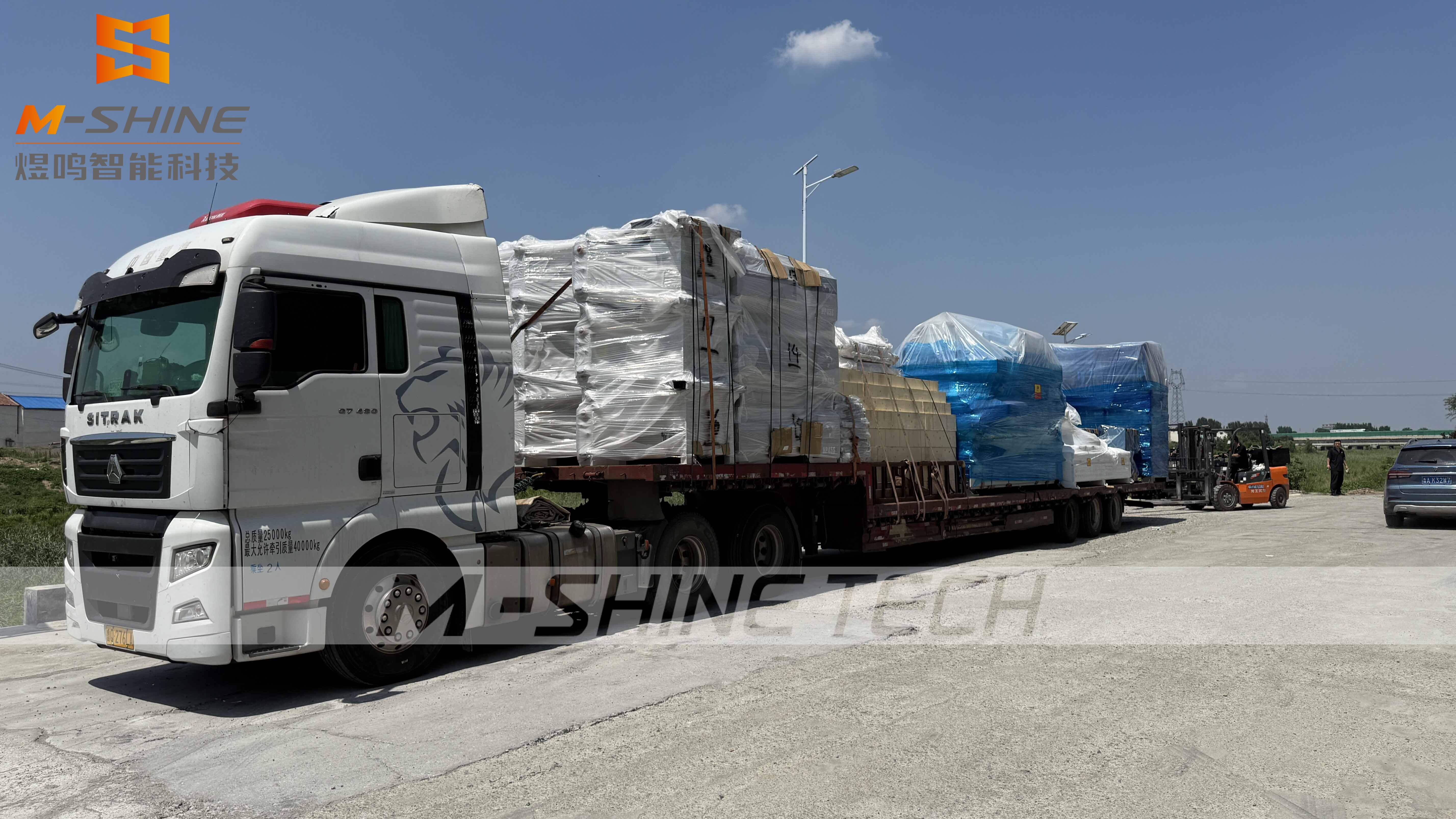 Professional CNC equipment shipped to Uzbekistan