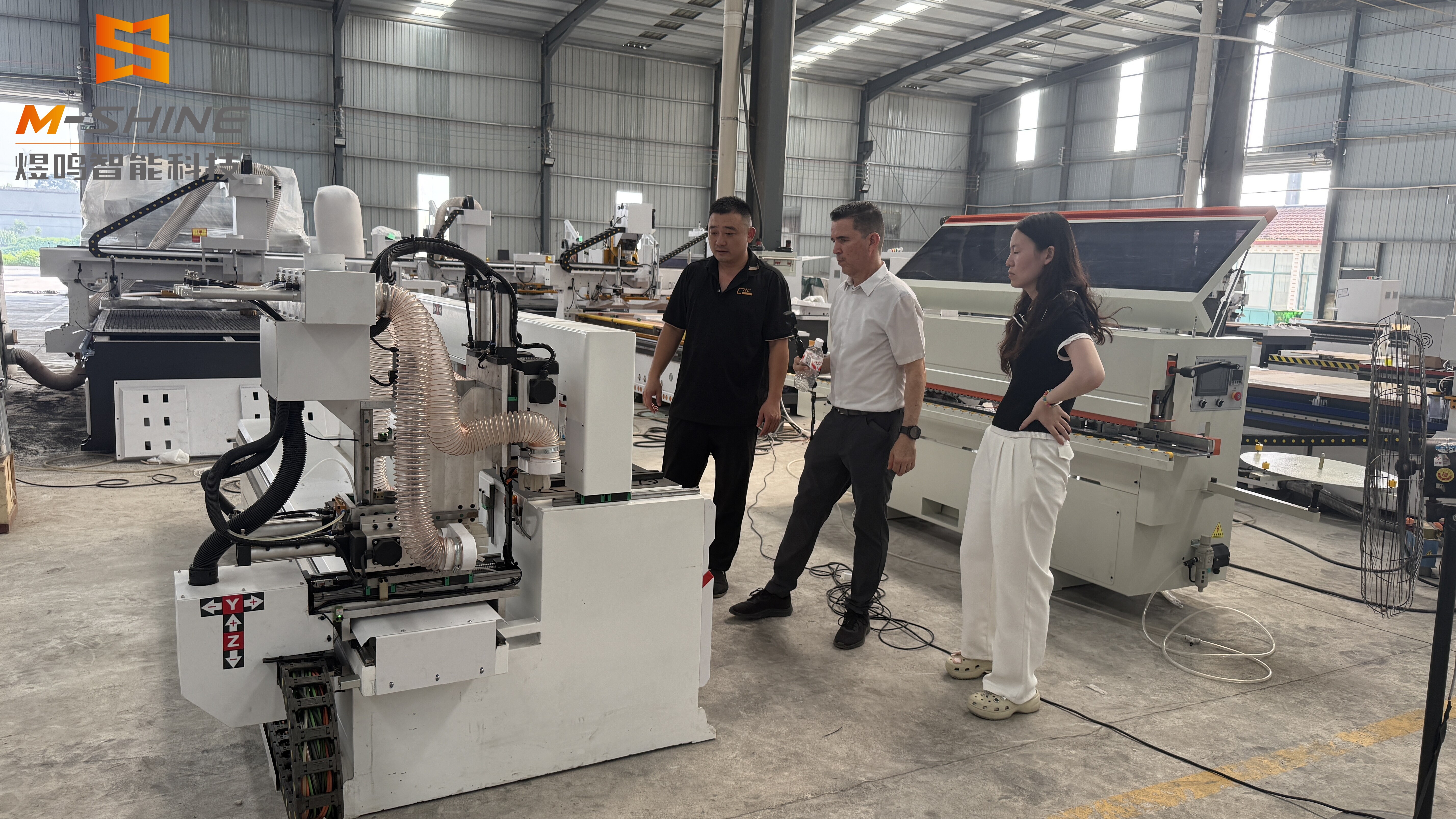 Mexican customers come to the factory specifically to learn machine knowledge