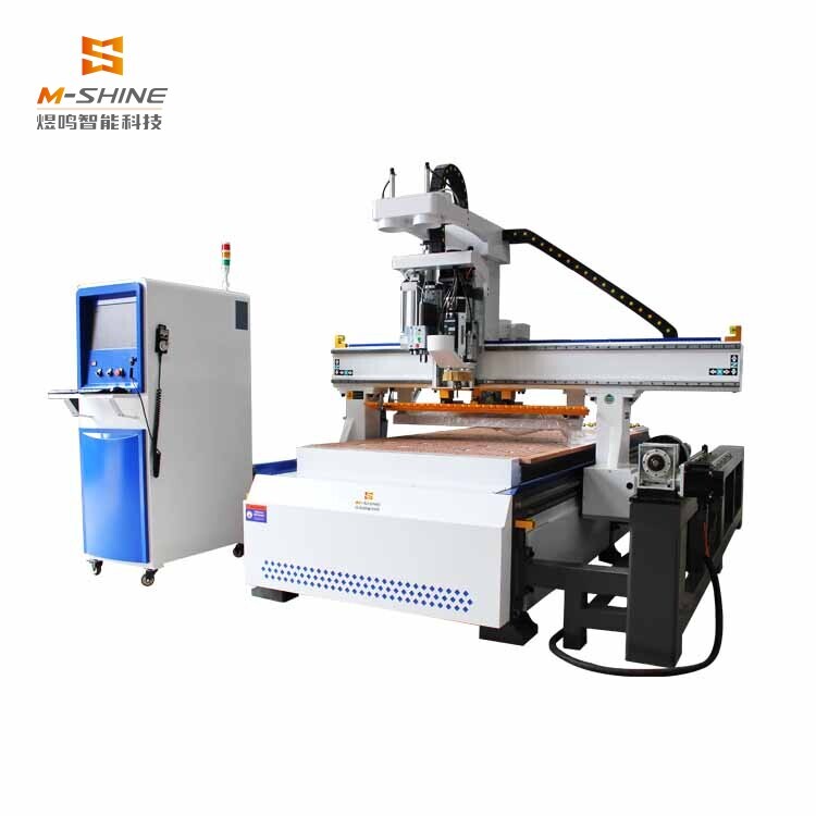 Auto tool change 1325 atc cnc woodworking cnc with rotational axis supports 3D engraving