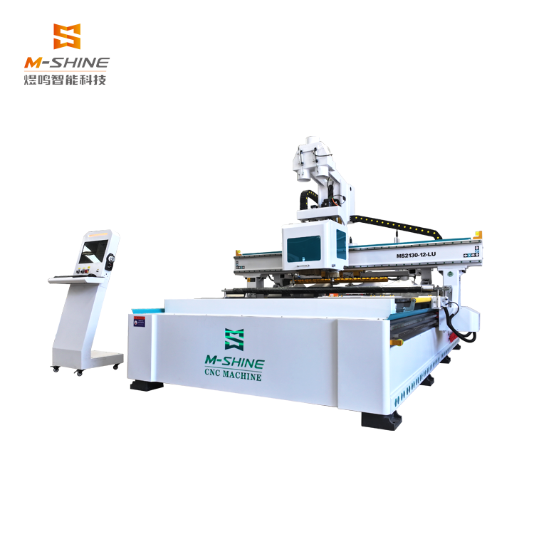 JINAN M-SHINE 2130 Row Drill Woodworking CNC Panel Cutting Center, Defining Panel Furniture Production