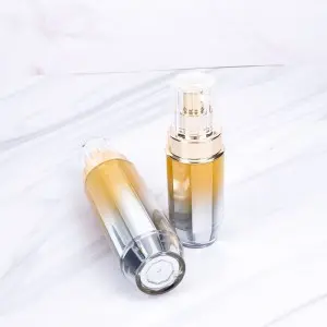 Custom Acrylic Gradient Cream Jar and Lotion Bottle