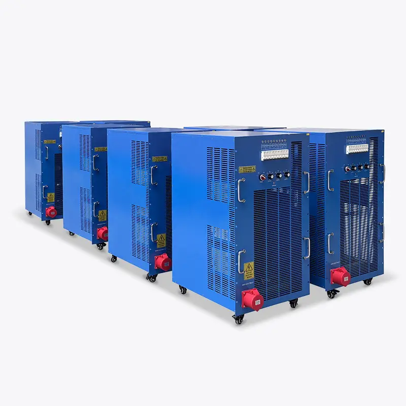Banco de carga refrigerado por aire para montaje en rack Sunwin WN-18 de 18 kW