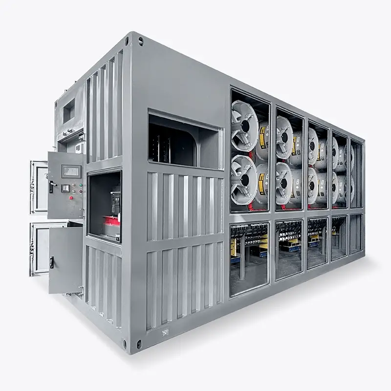 Banco de carga resistivo/reactivo Sunwin de 3750 kVA: simulación de condiciones reales hasta el límite