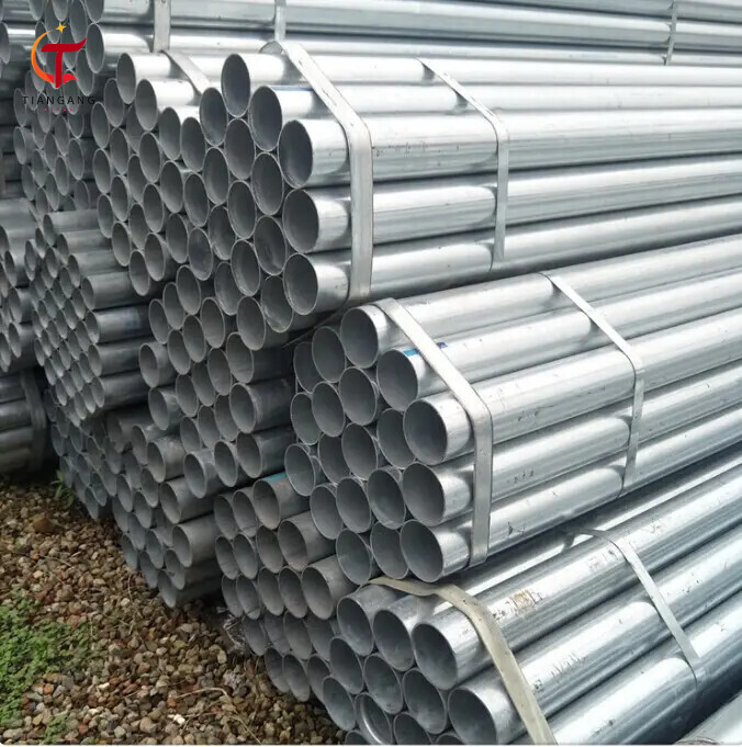 Tubo redondo de acero galvanizado Q215