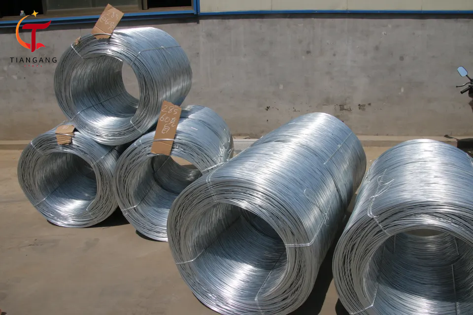 Alambre de acero galvanizado DX53D+Z