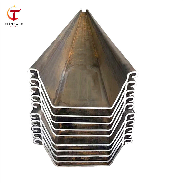 Tablestaca de acero en forma de U A53 Gr.A A656 Gr.50