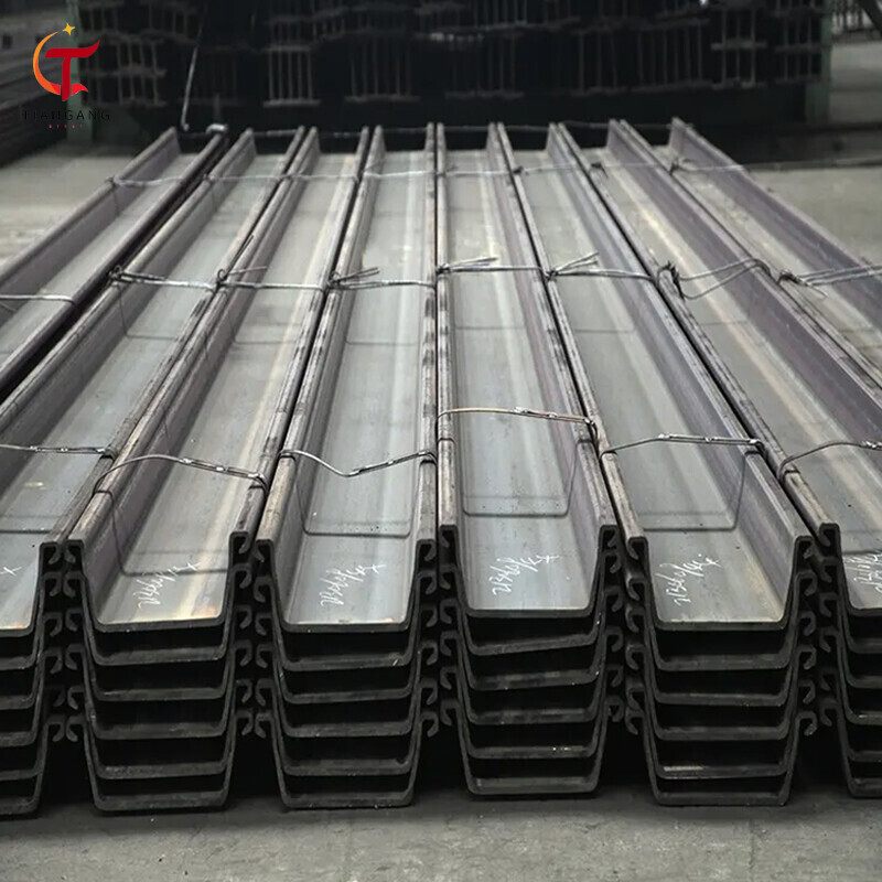 Tablestaca de acero en forma de U A53 Gr.A A656 Gr.50