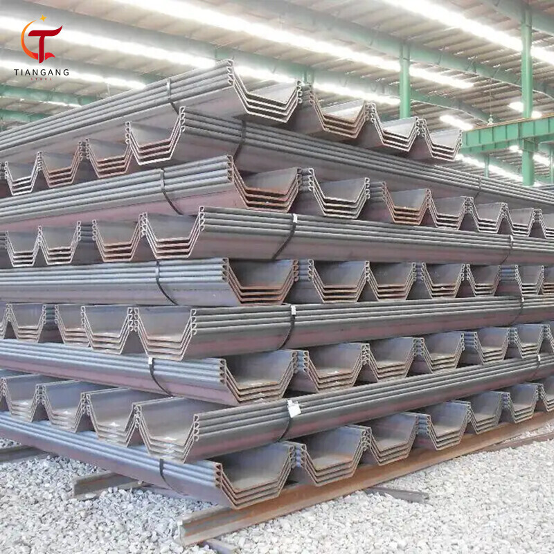 Tablestaca de acero en forma de U A53 Gr.A A656 Gr.50