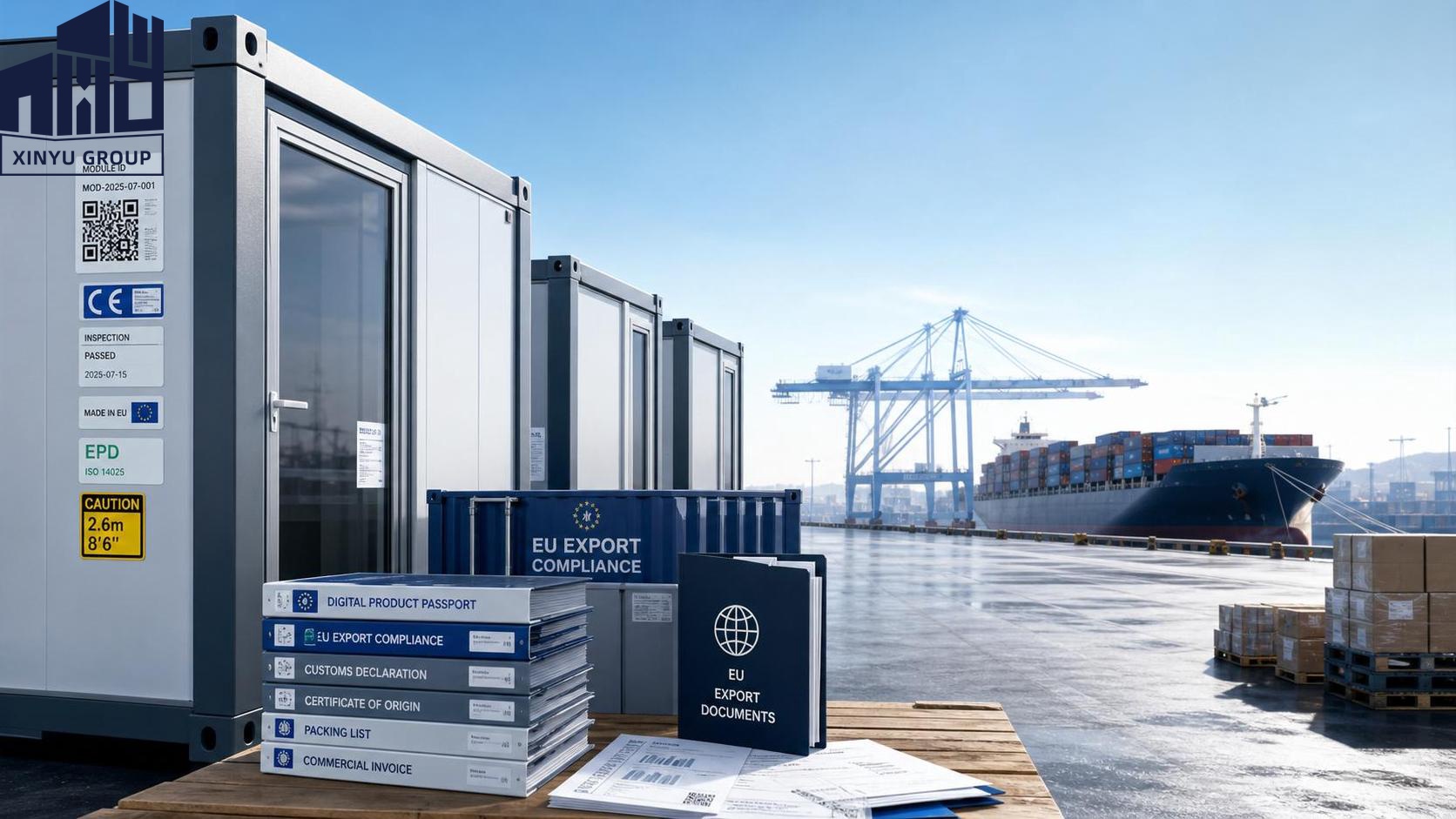 EU DPP Rule Takes Effect for Container House Exports EU DPP Rule Takes Effect for Container House Exports